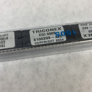 Lot of 5 TRICONEX, EDI 5909, 6100299-422, 28 Pin,  Used