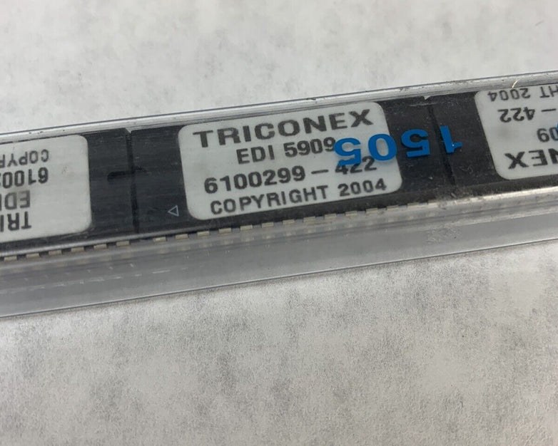 Lot of 5 TRICONEX, EDI 5909, 6100299-422, 28 Pin,  Used