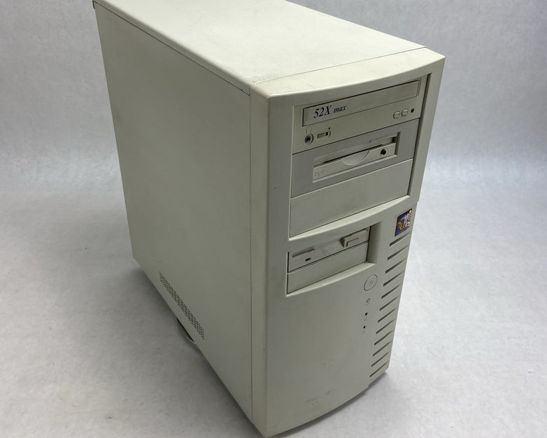 Beige In-Win A500 Mid Tower ATX Computer Case Bare Bones No PSU