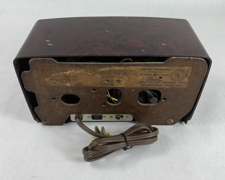 GE General Electric 515 Vintage Radio Alarm Clock - Parts or Repair