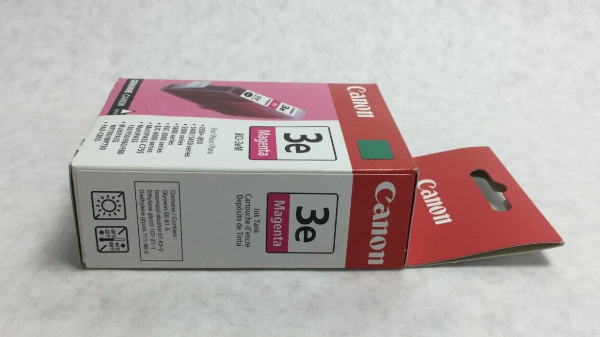 Genuine Canon Magenta 3e BCI-3eM Ink Cartridge
