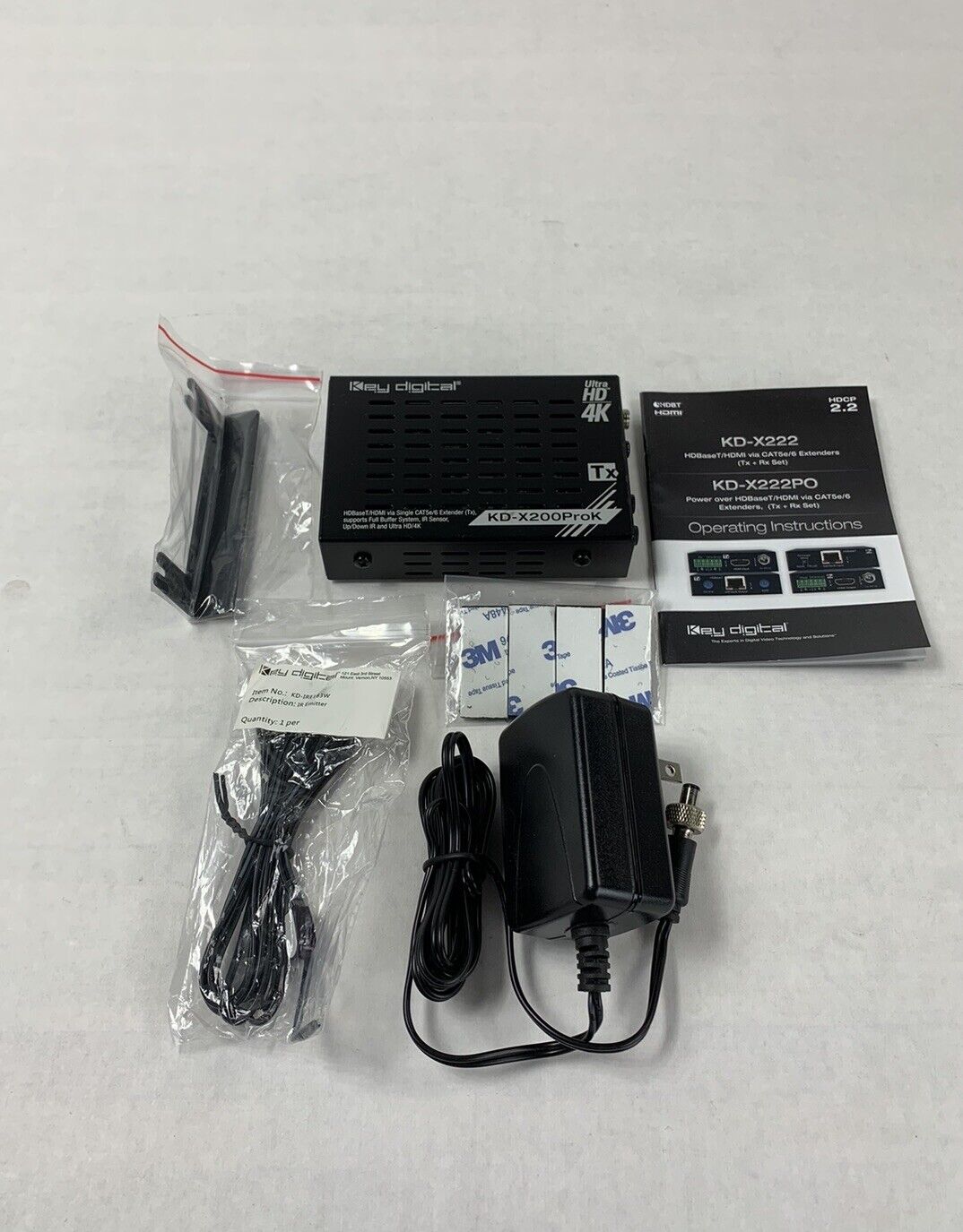KeyDigital KD-X200ProK HDBaseT/HDMI Single CAT5e/6