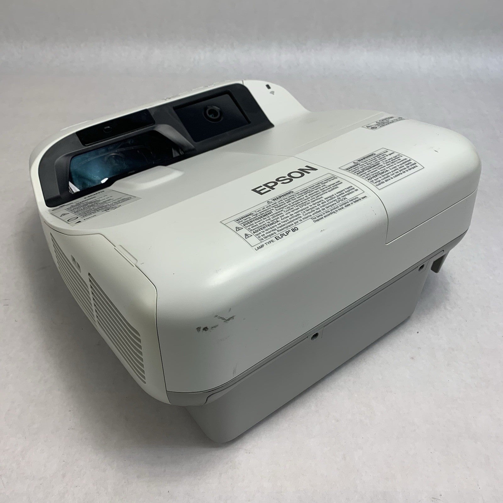 Epson H599A BrightLink 595Wi LCD Lamp Projector 635 Lamp Hours - No Remote0