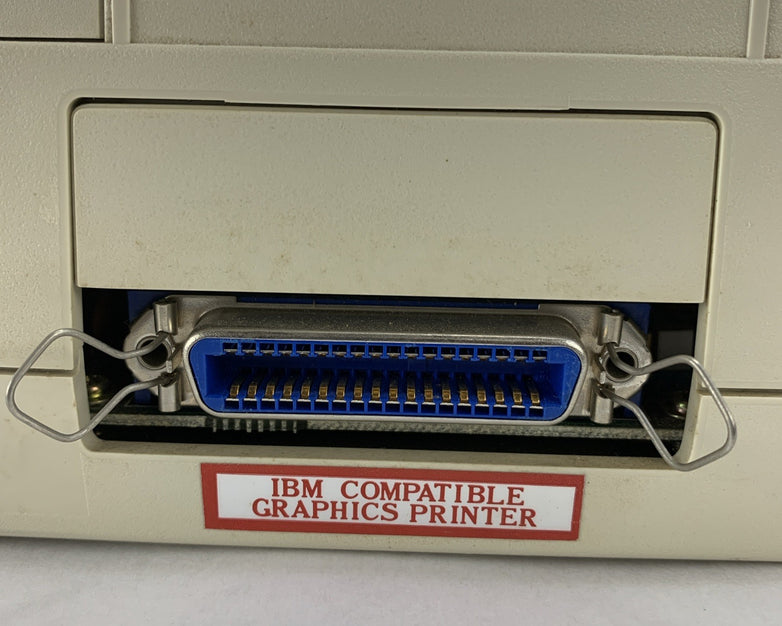 Okidata Microline 182 Turbo 9-Pin Dot Matrix Printer GE5250U - No Ribbon No Cord