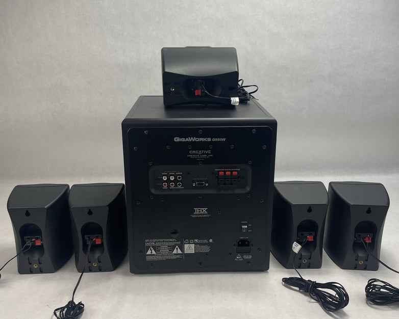 Creative GigaWorks G550W 5.1  THX Computer Speakers 310W Tested