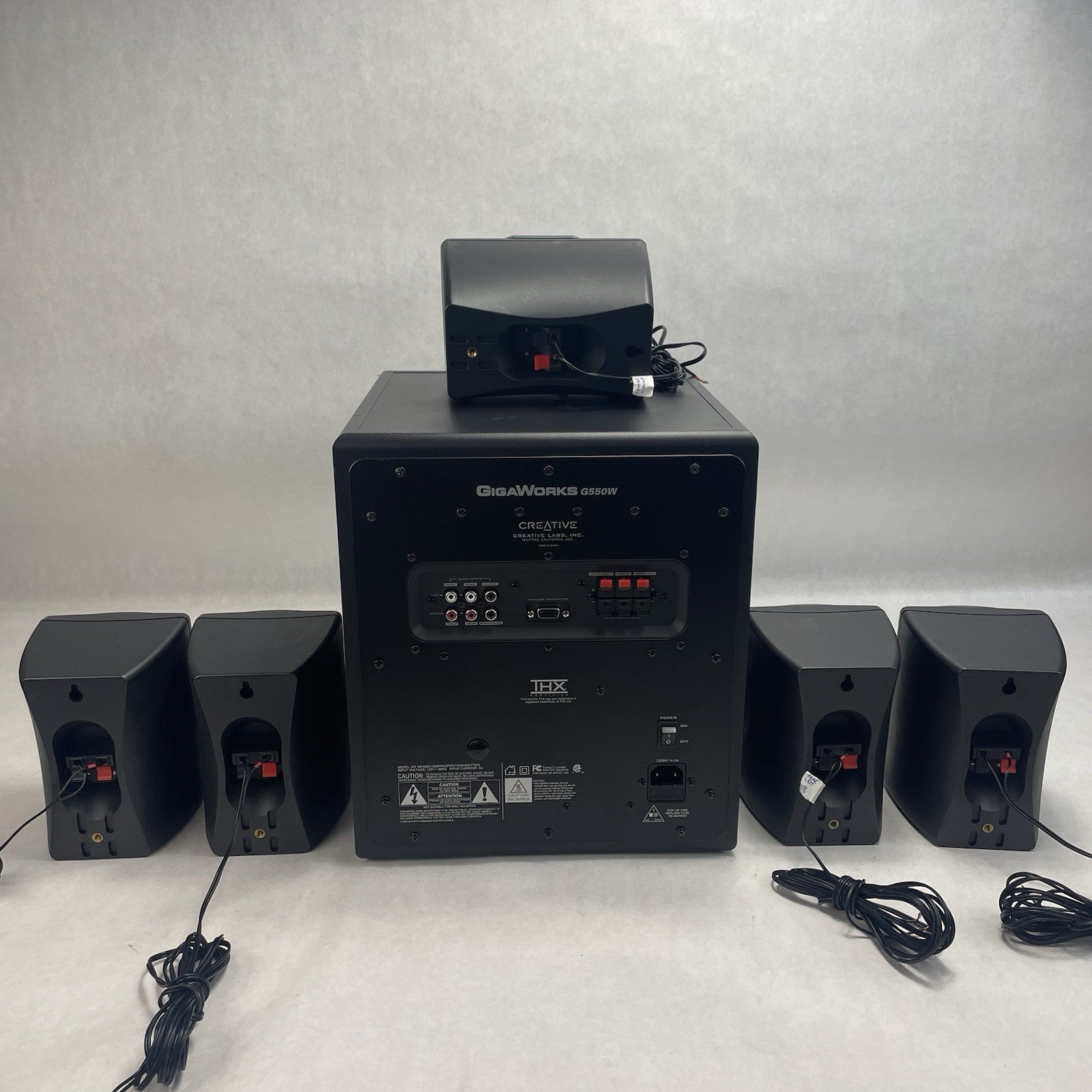Creative GigaWorks G550W 5.1  THX Computer Speakers 310W Tested8