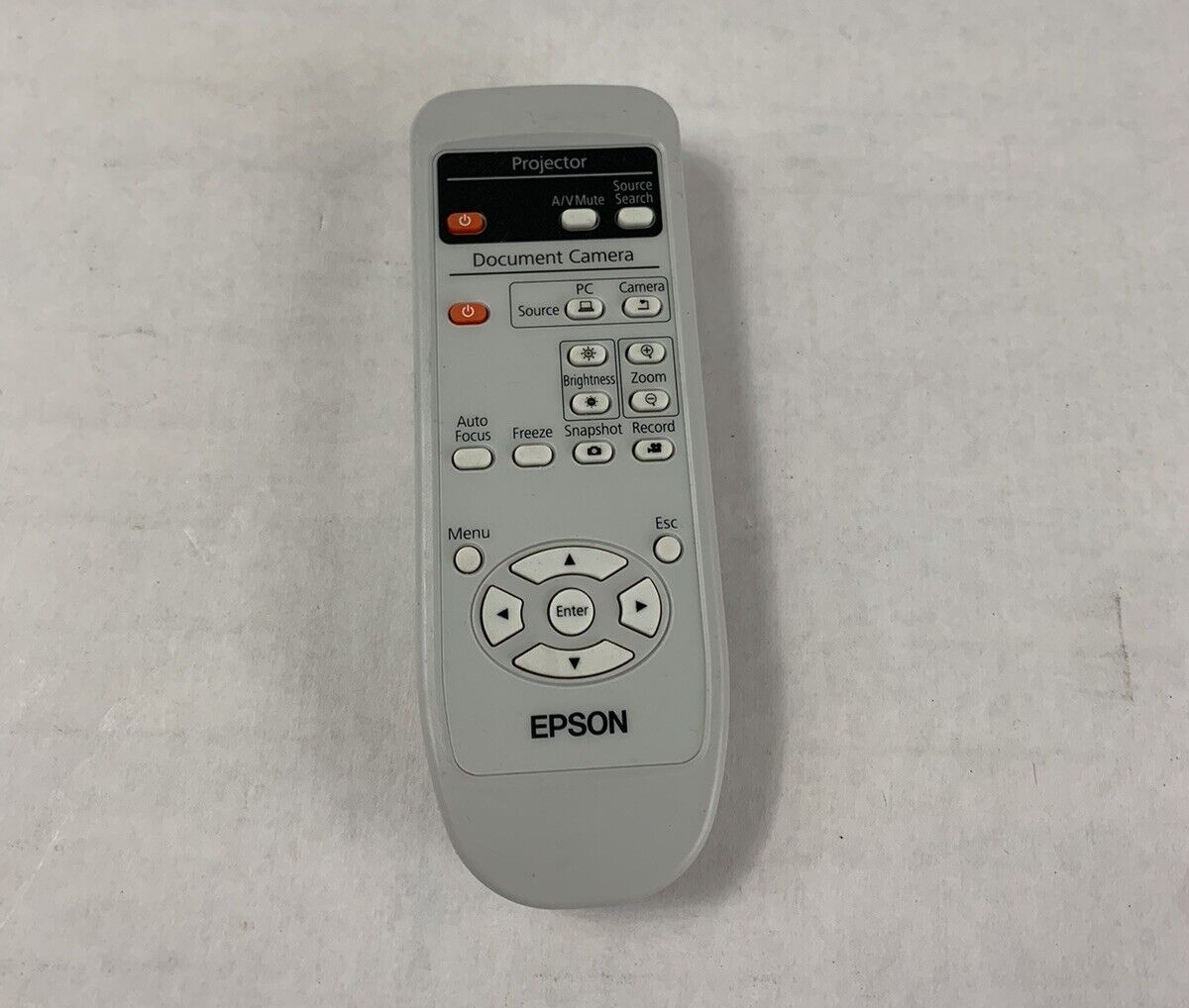 Lot of 5 Epson Projector Document Camera Remote Controller 153867200
