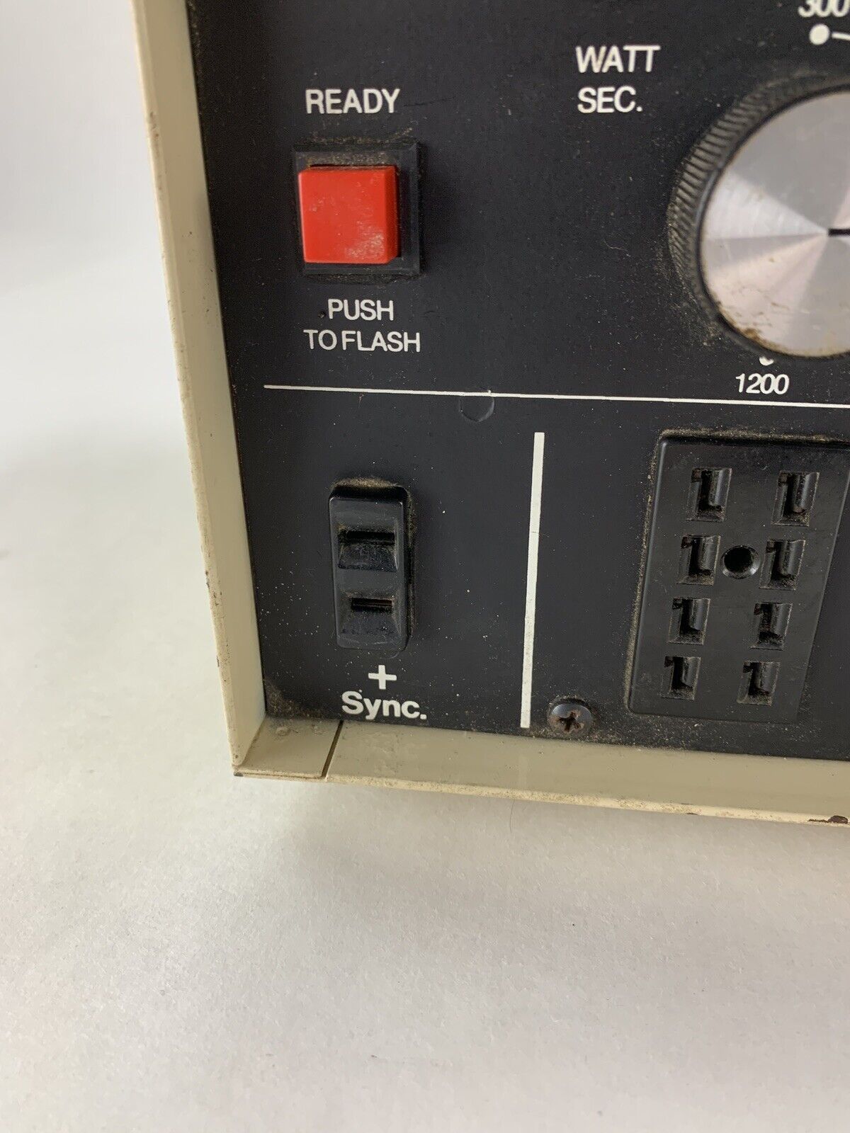 Ascor Light CD1200 Studio Flash Power Pack Untested No Cord