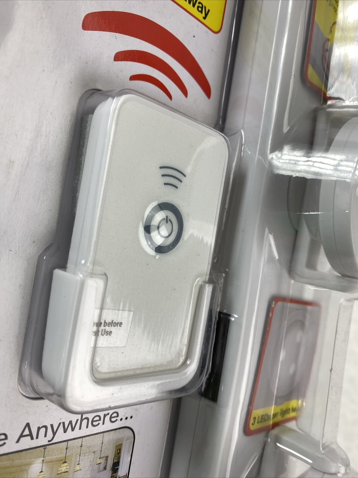 Rite Lite LPL704WRC White Battery Powered LED Strip Light NOS