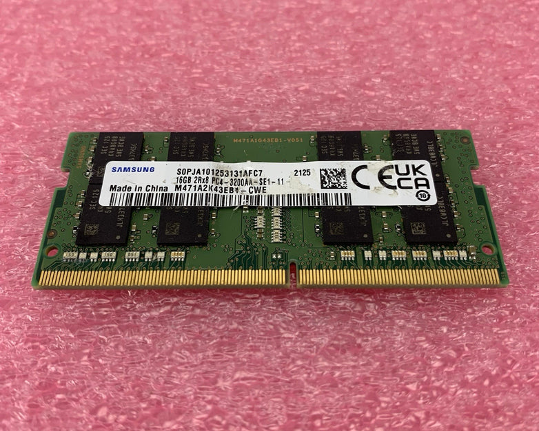 Samsung M471A2K43EB1-CWE PC4-3200AA-SE1-11 16GB 2Rx8 Desktop Memory RAM