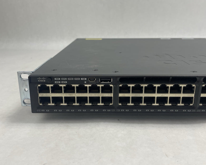 Cisco WS-C3650-48PS-S V05  Tested & Reset 1X PSU