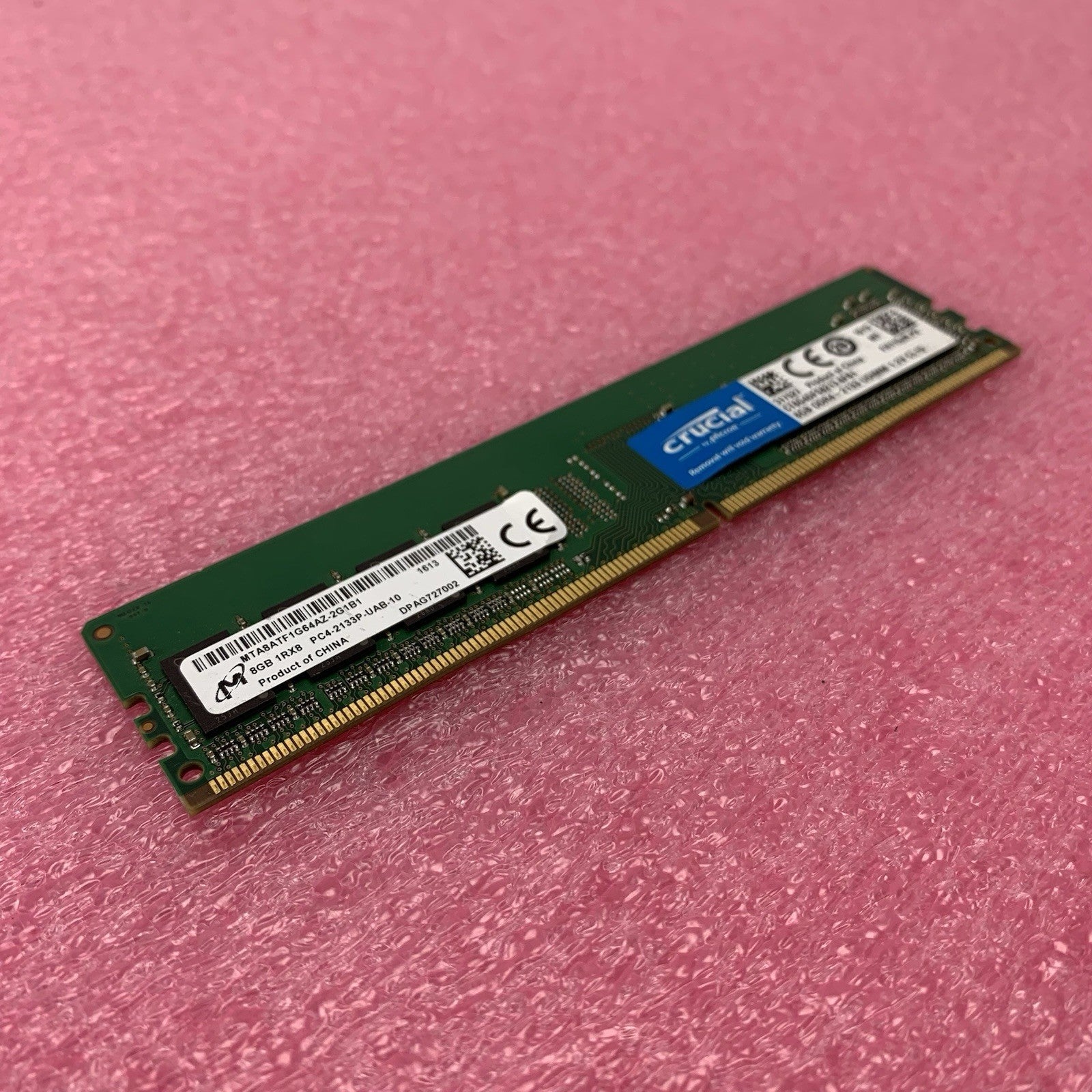 Micron Crucial MTA8ATF1G64AZ-2G1B1 PC4-2133P-UAB-10 8GB 1Rx8 Desktop Memory RAM0