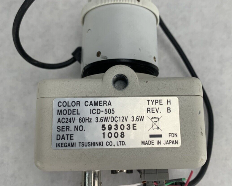 Hamilton ICD-505 Color Camera Diebold 1/3" 3.5-8mm Lens