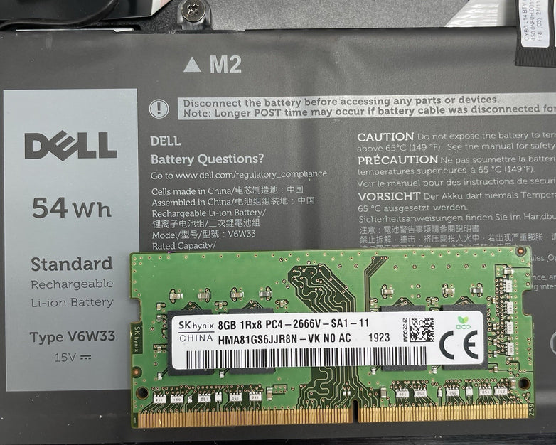 Dell Latitude 3520 15.6" i5-1135G7 2.40 GHz 8 GB RAM No SSD/OS/AC - Worn Keys