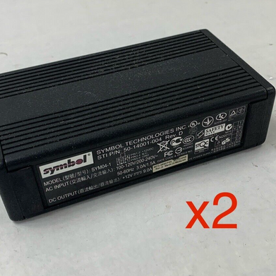 Lot of 2 Symbol SYM04-1 Power Supply 50-14001-004 No Cords
