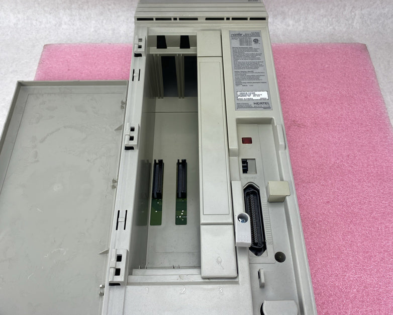 Norstar M12X0 Copper Trunk Module Broken Cover Hinges