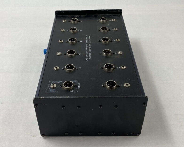 For Parts or Repair Sescom MB-2 Field Newsbridge Microphone Level Balancer