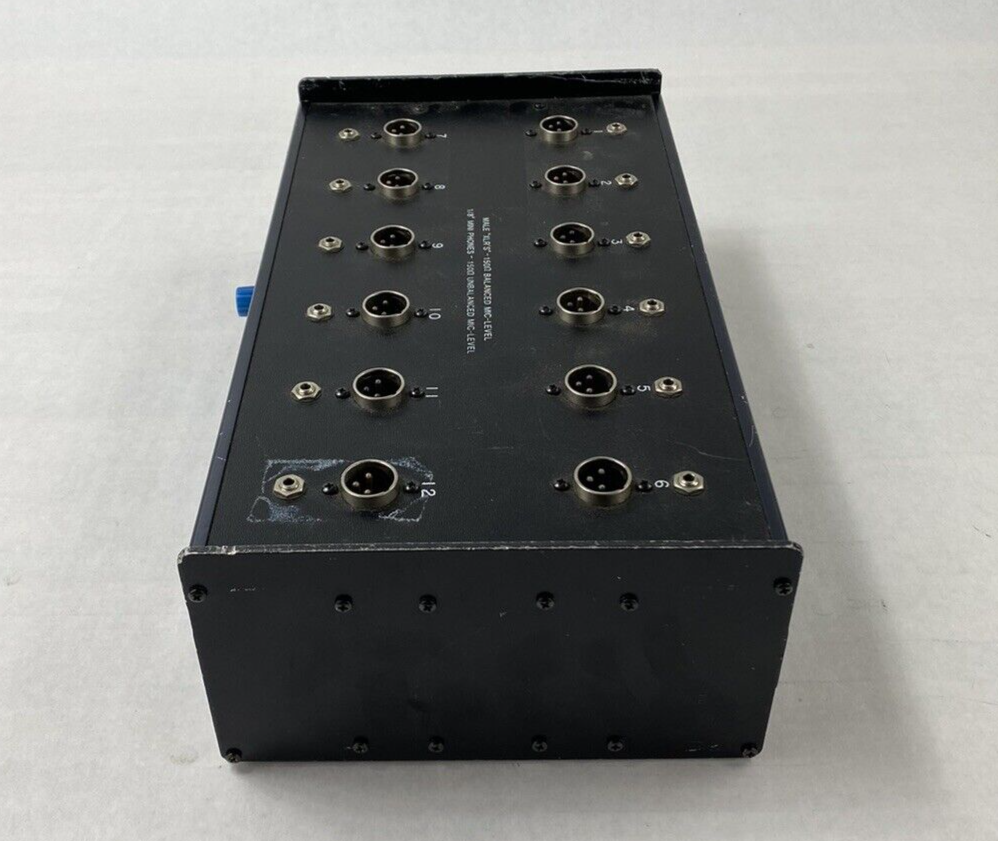 For Parts or Repair Sescom MB-2 Field Newsbridge Microphone Level Balancer