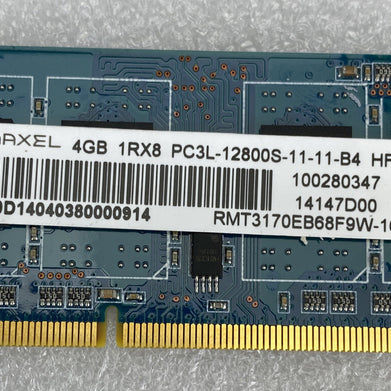 4X4GB Ramaxel RMT3170EB68F9W-1600 PC3-12800 DDR3 1600MHz Laptop Memory RAM