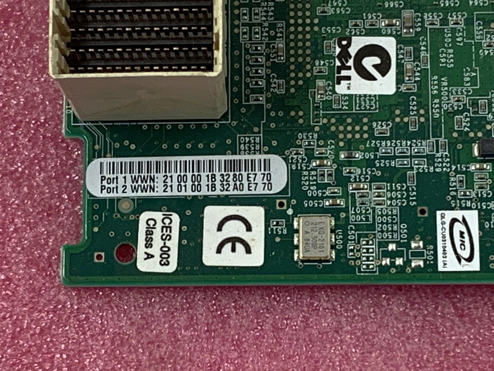 Dell NP630 QLOGIC QME2472 4GB dual port FC HBA modular
