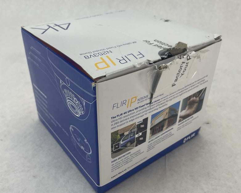 FLIR N253V8 ULTRA HD 4K 8MP Outdoor Untested Open Box Network Camera