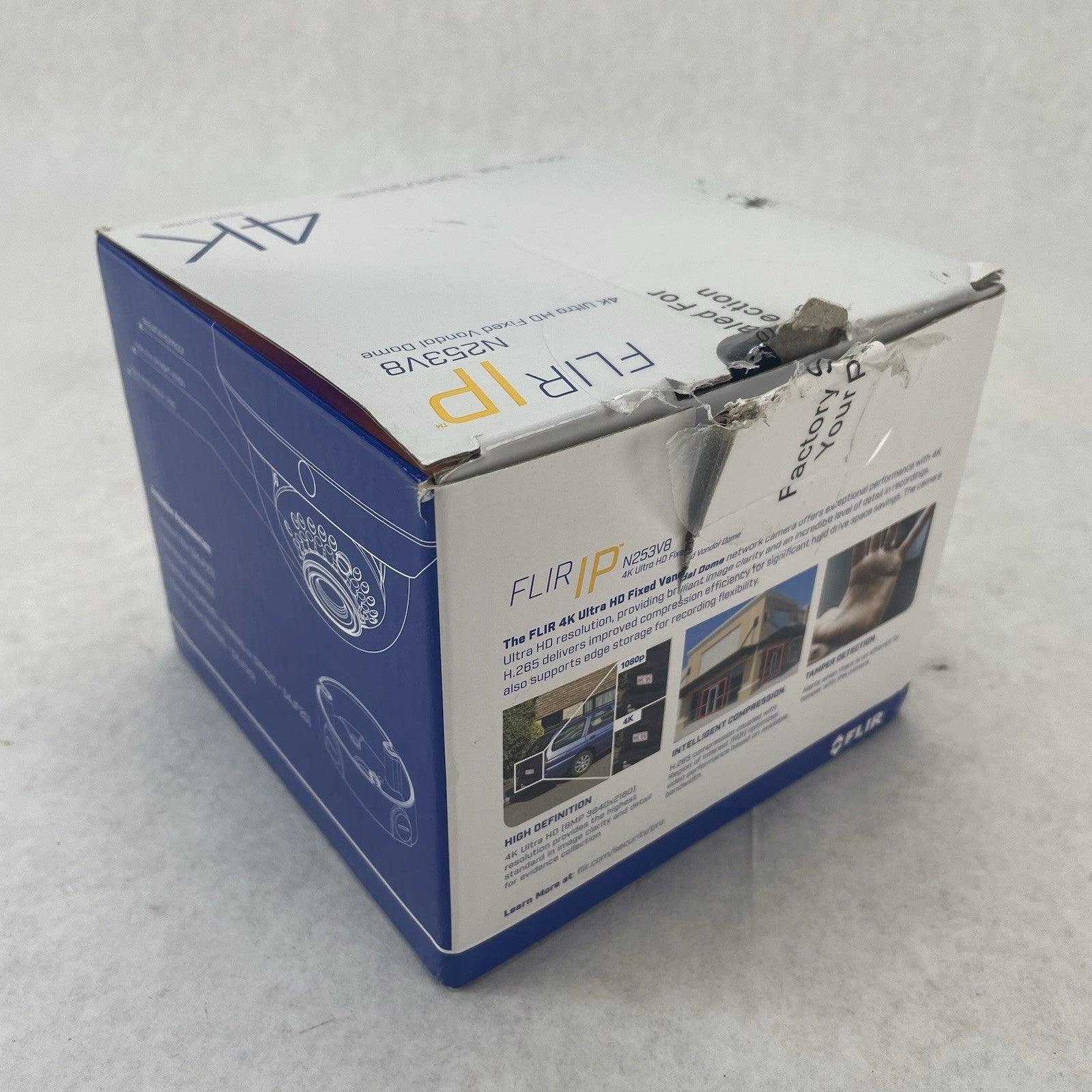 FLIR N253V8 ULTRA HD 4K 8MP Outdoor Untested Open Box Network Camera2