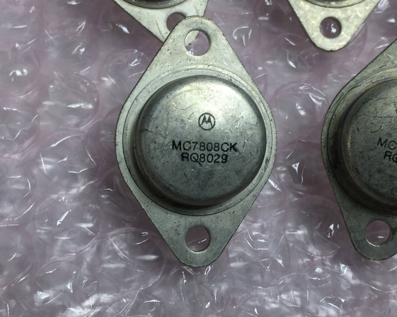 NOS Motorola MC7808CK Voltage Regulator  Lot of 5