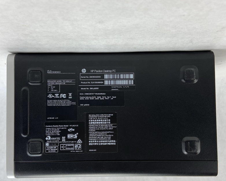 HP Pavilion 590-p0050 DT Intel Core i5-8400 2.8GHz 8GB RAM No HDD No OS