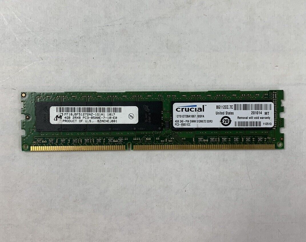 16GB Kit 4GBx4 2RX8 PC3-8500E RAM