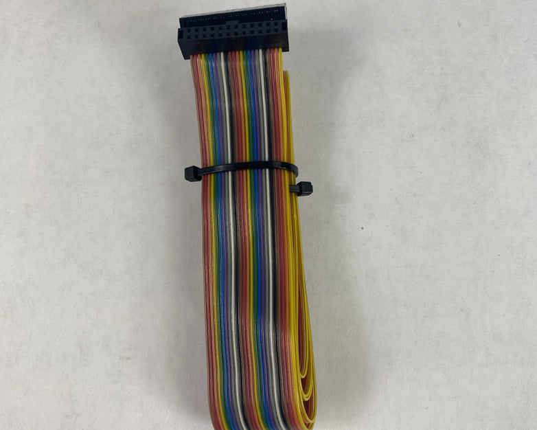 24 Pin 4ft Multi Coloured Flat Ribbon Cable Wire Lot of 5
