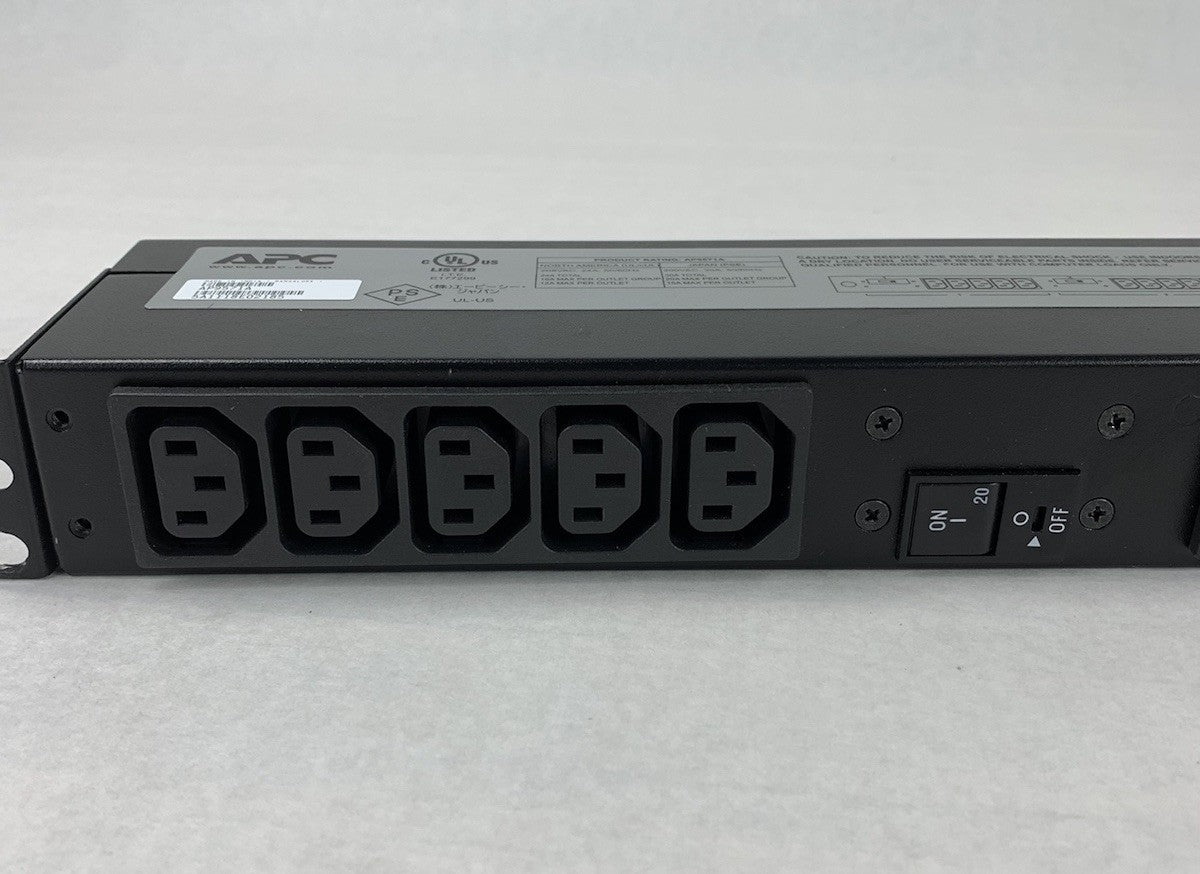 APC AP9571A Basic 1U Rack PDU Power Strip