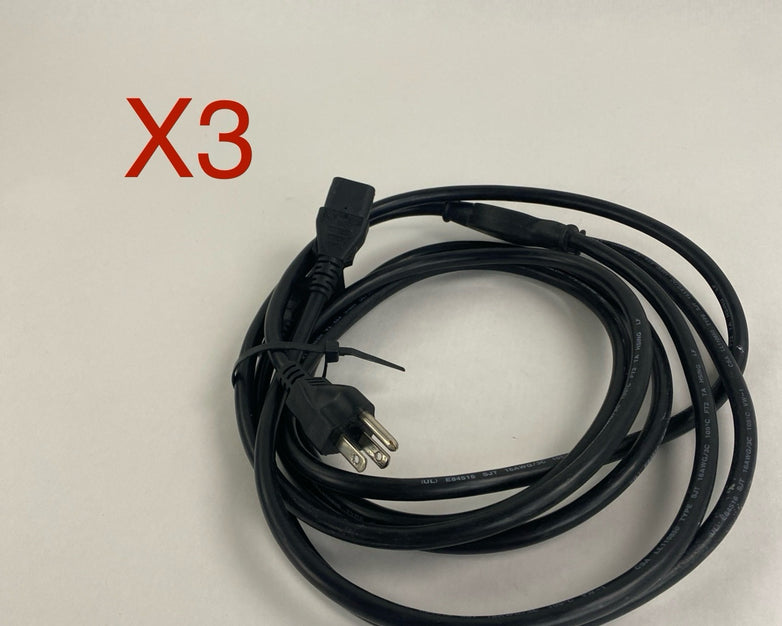 Volex E84516 Duo Cord Mix Lot w/ Volex LL2126 Power Cords Lot of 3
