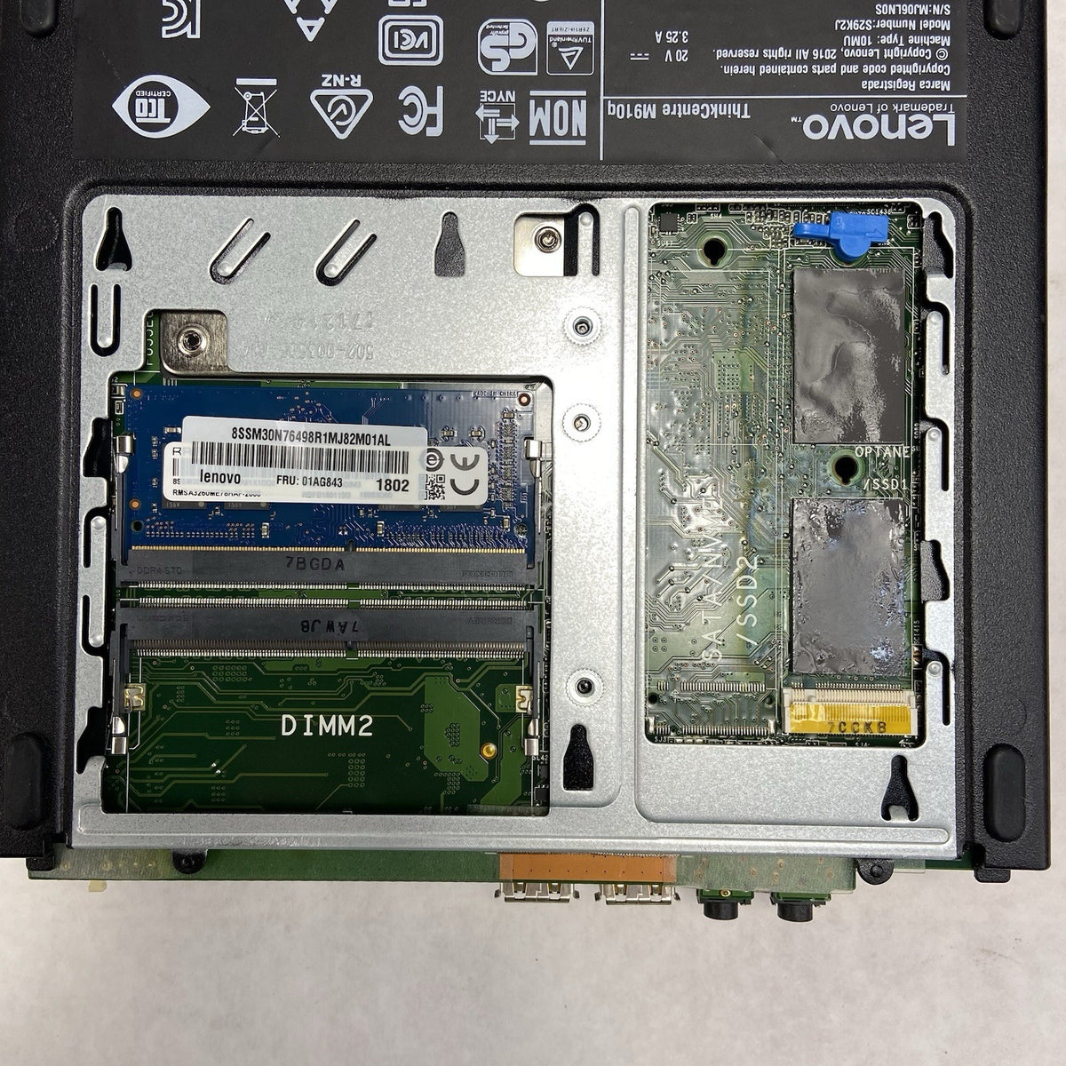 Lenovo ThinkCentre M910q MFF Intel Core i5-6500T 2.5GHz 8GB RAM No AC/HDD/OS13