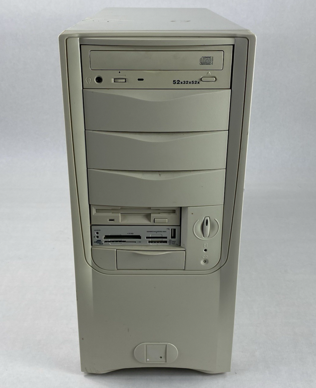 Unbranded Beige Vintage ATX Mid Tower Computer Case with 300W Power Supply