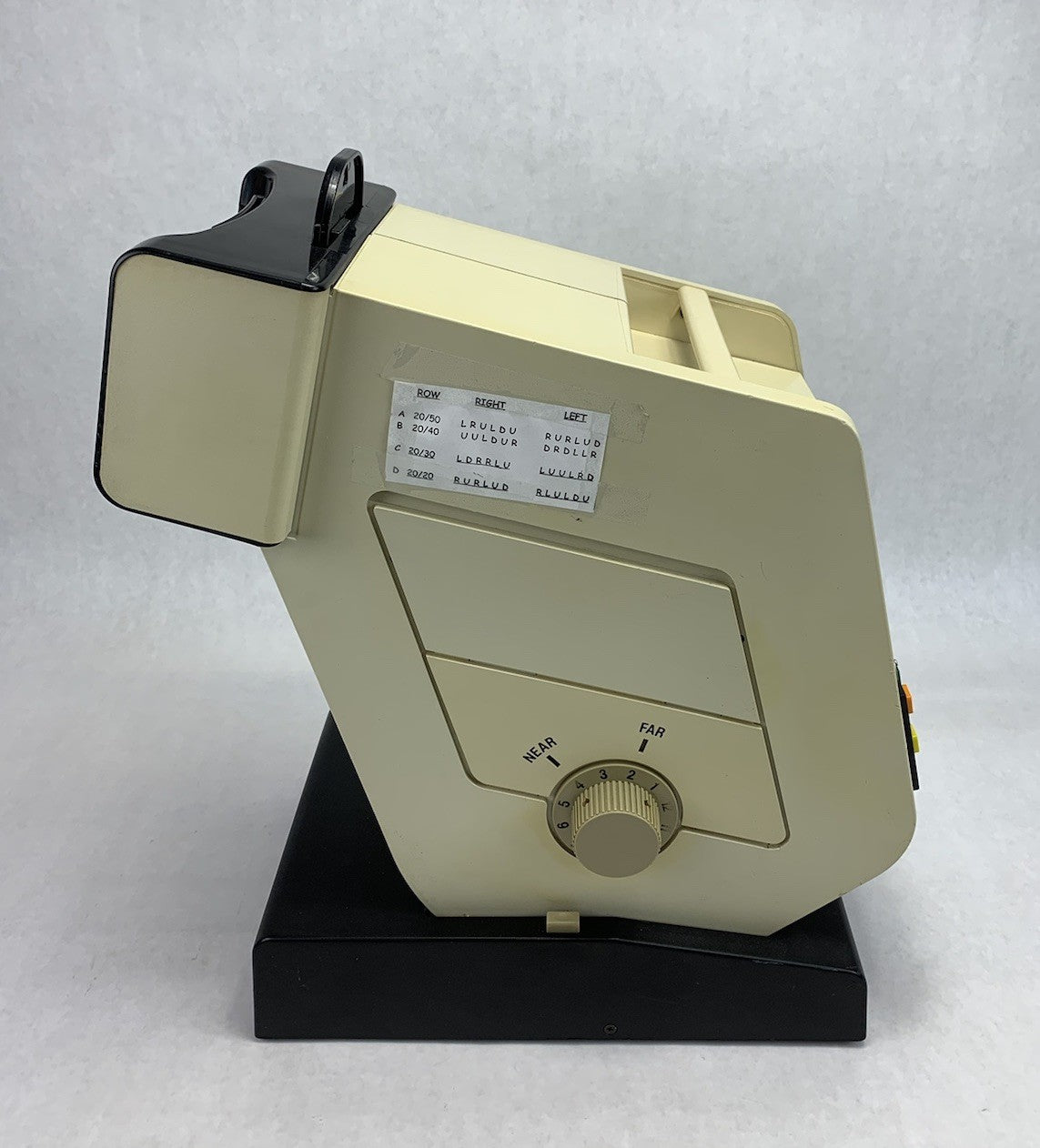 Stereo Optical Optec 2000P Vision Tester - Parts or Repair w/ Cover