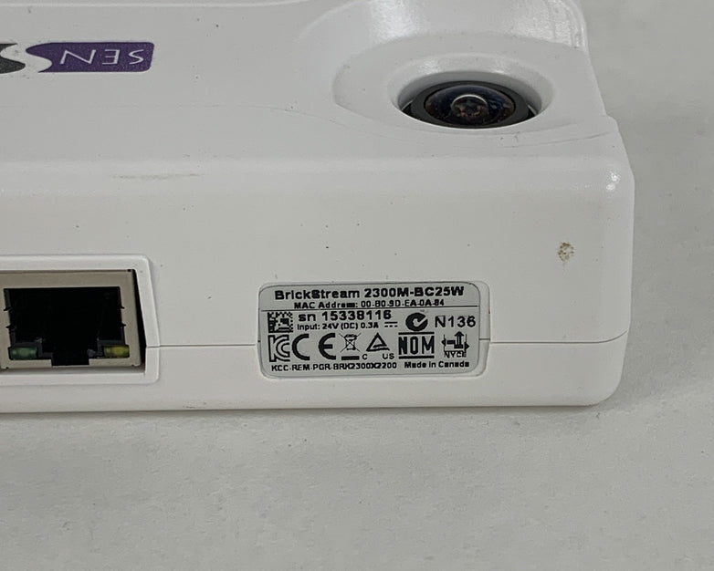FLIR Brickstream 2300M-BC25W People Counting Tracking Sensor Camera Tested