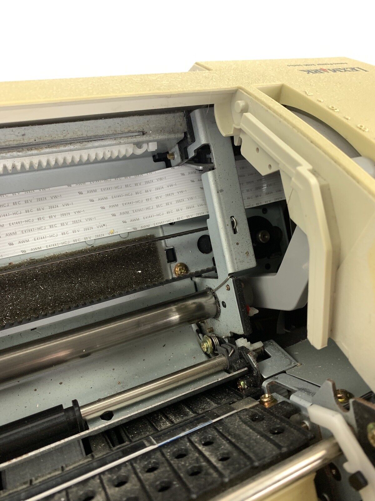 Lexmark 2400 Series 2480-100 Dot Matrix Printer Bad Ports for Parts and Repair