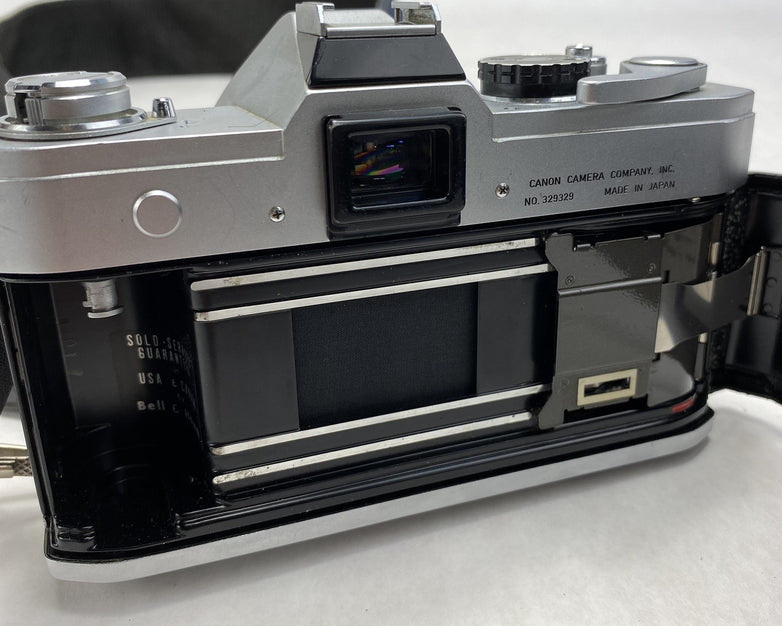 Canon FT QL 35mm Film Camera With FL 50mm 1:1.8 Lens - For Parts or Repair