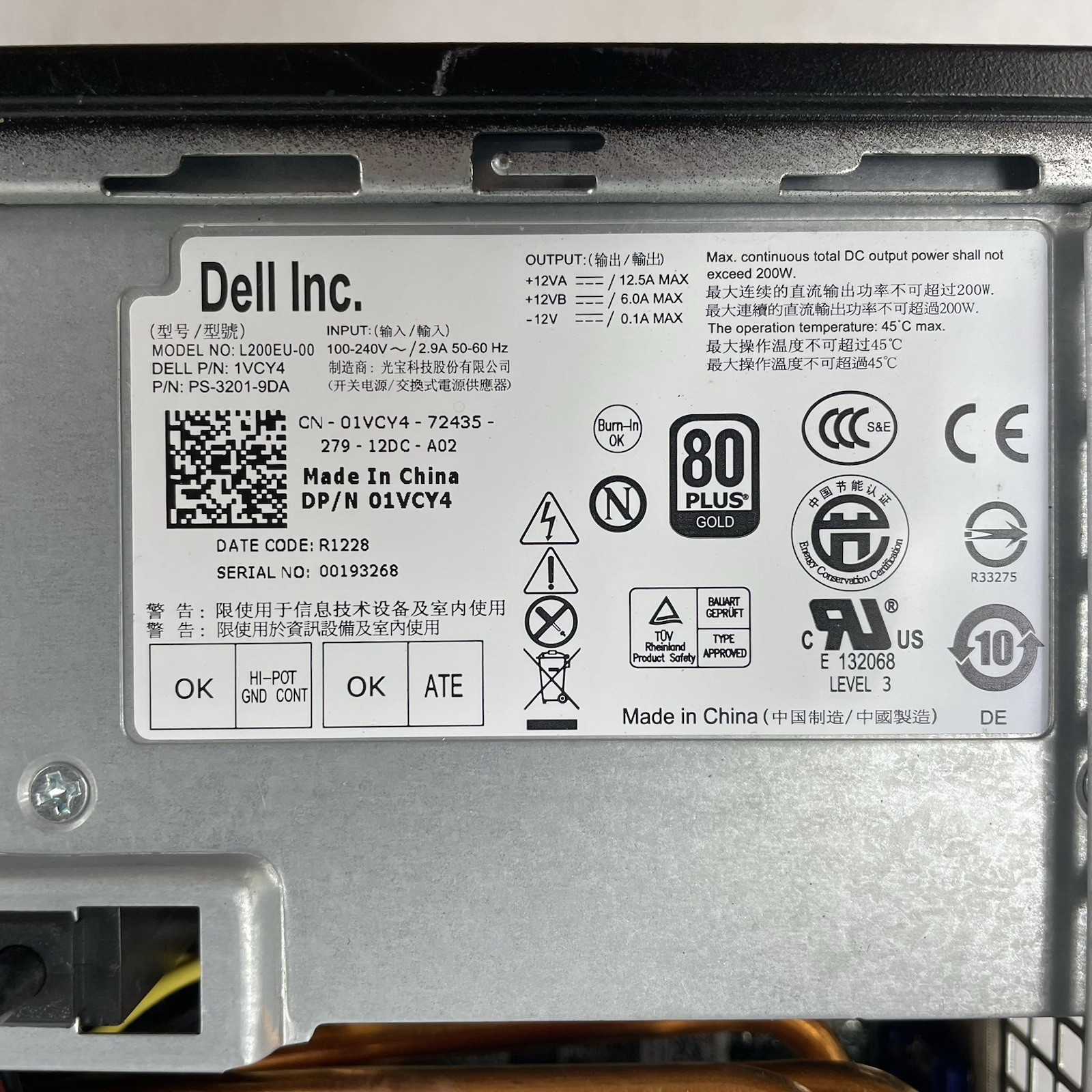 Dell Optiplex 990 USFF i5-2400s 2.50 GHz 4 GB RAM No HDD/OS12