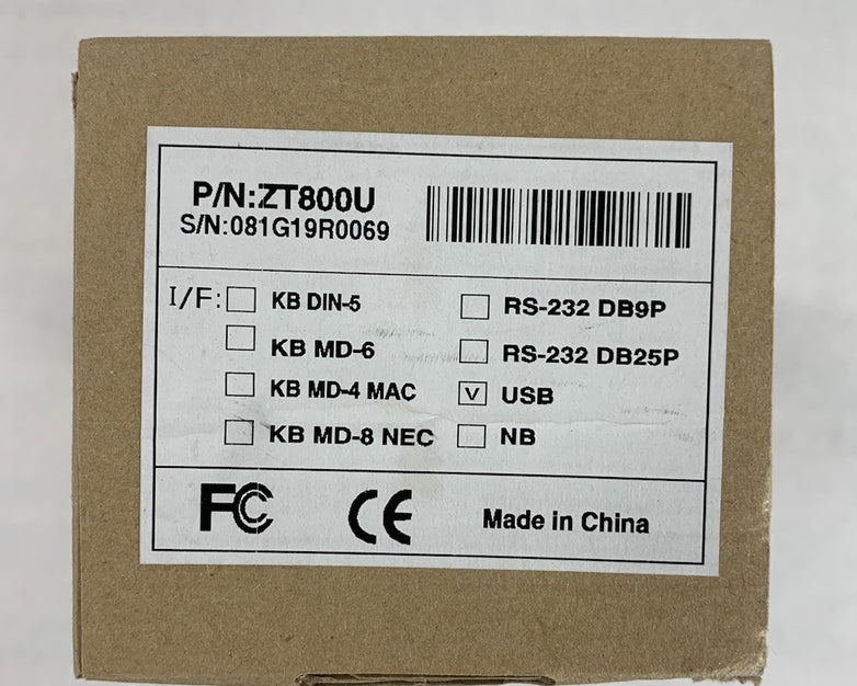 Unbranded ZT800U Corded USB Handheld Barcode Scanner (Lot of 2)