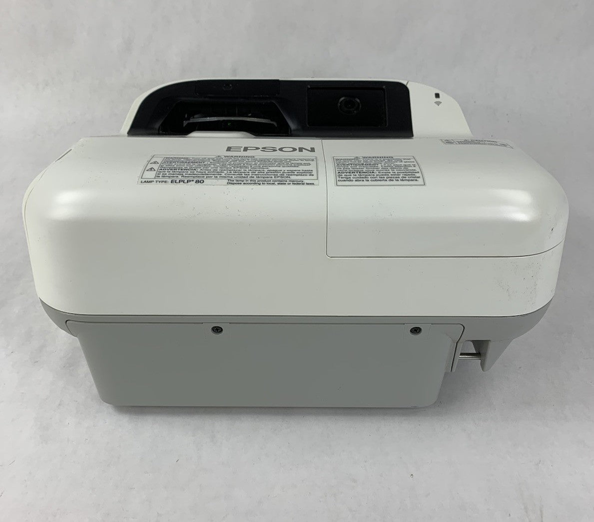 Epson BrightLink 595Wi H599A LCD Lamp Projector 1923 Lamp Hours - No Remote1