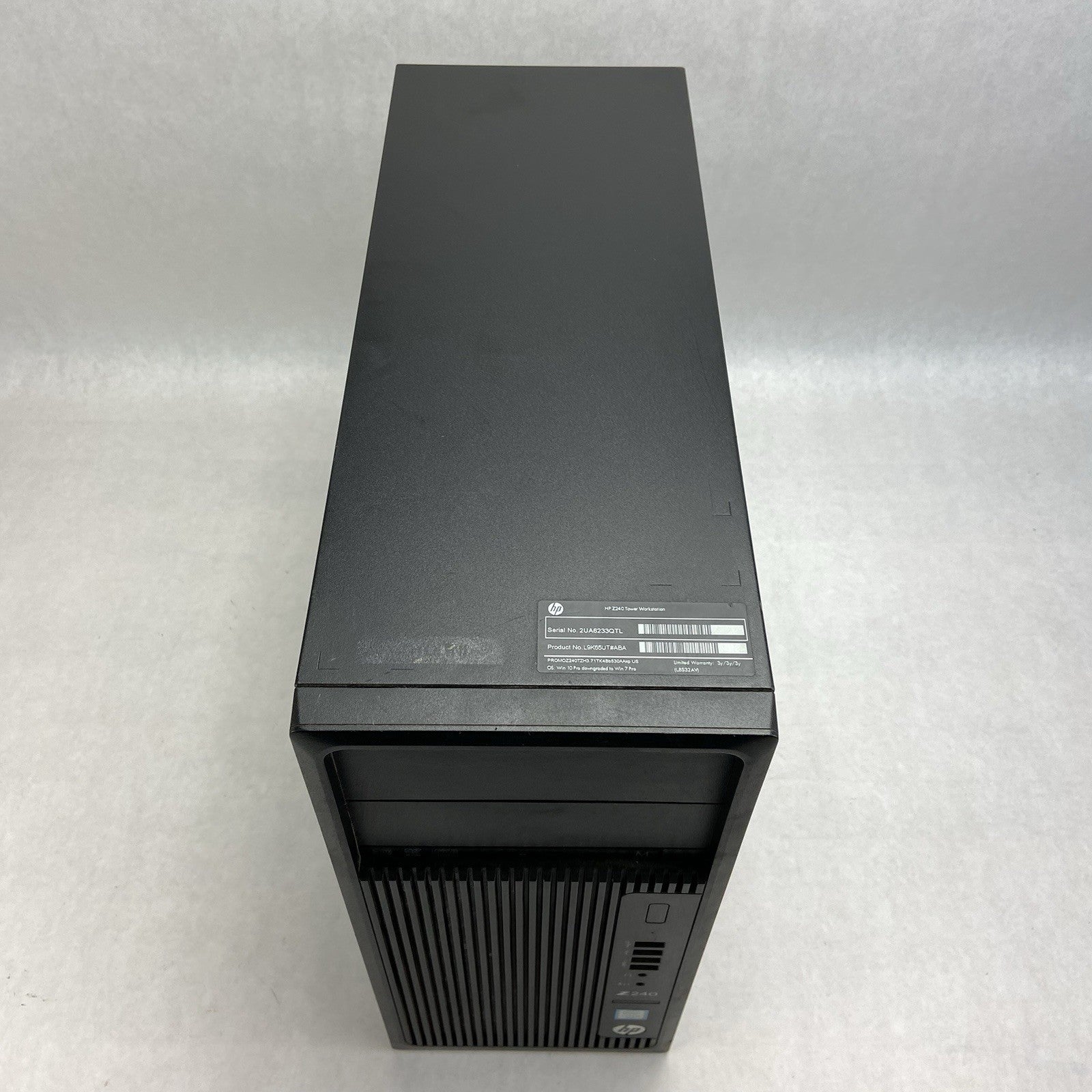 HP Z240 WorkStation MT Intel Core i3-6100 3.7GHz 8GB RAM No HDD No OS2