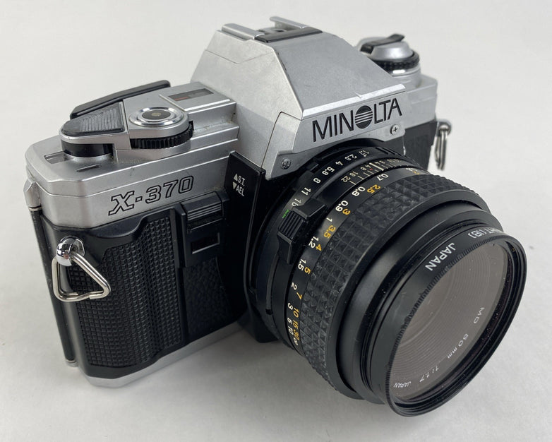 Minolta X-370 SLR Film Camera w/ Minolta 50mm 1:1.7 Lens - Untested Parts