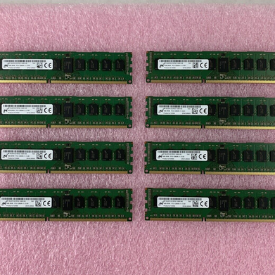 Lot of 8 Micron 4GB PC3-12800R DDR3 ECC SERVER RAM MT18JSF51272PDZ-1G6K1HE