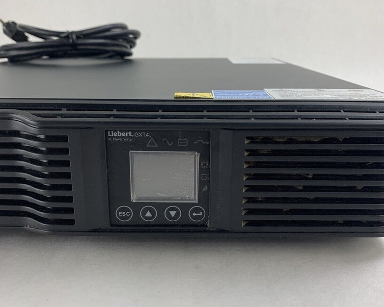 Emerson Vertiv Liebert GXT4-1500RT120 Network Power UPS System No Batteries