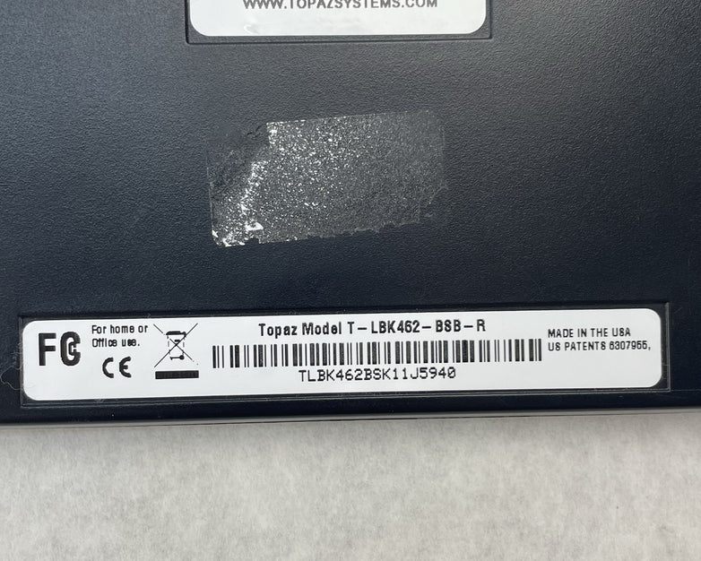 Topaz T-LBK462-BSB-RC Signature Pad For Parts