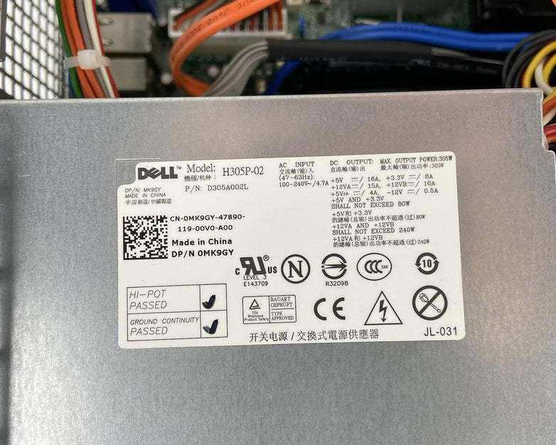 Dell Optiplex 780 MT Intel Core 2 Duo E8400 2.93GHz 4GB RAM No HDD No OS