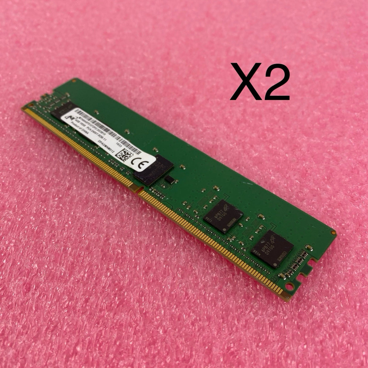 Micron 4GB DDR4 PC4-2400T Desktop Memory Ram MTA9ASF51272PZ-2G3B1II - Lot of 20