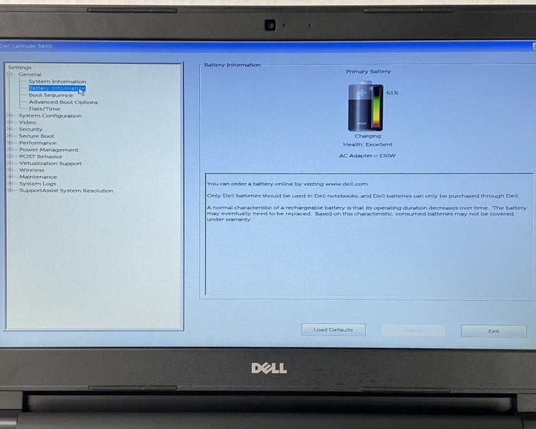 Dell Latitude 3460 Core i5-5200U 2.2GHz 8GB RAM 14.0" No HDD No OS No AC