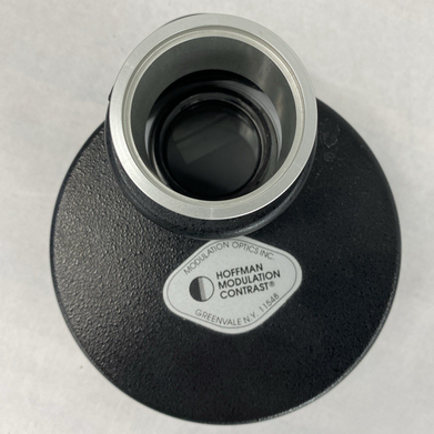 Hoffman Modulation Contrast Turret Condenser Leica Microscope 40mm WD / .5NA